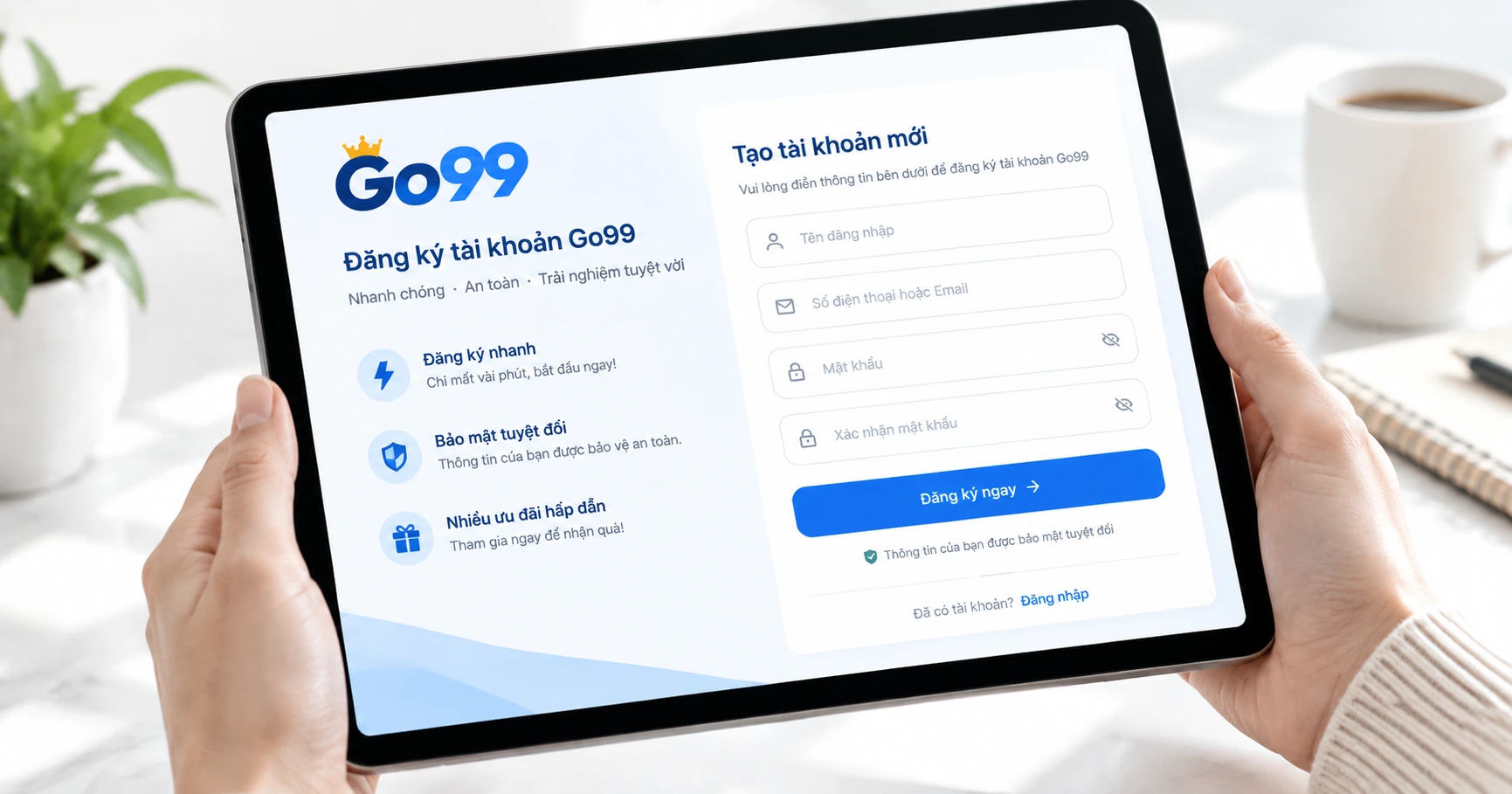 Hướng dẫn chi tiết cách đăng ký Go99 nhanh chóng và an toàn - image 3