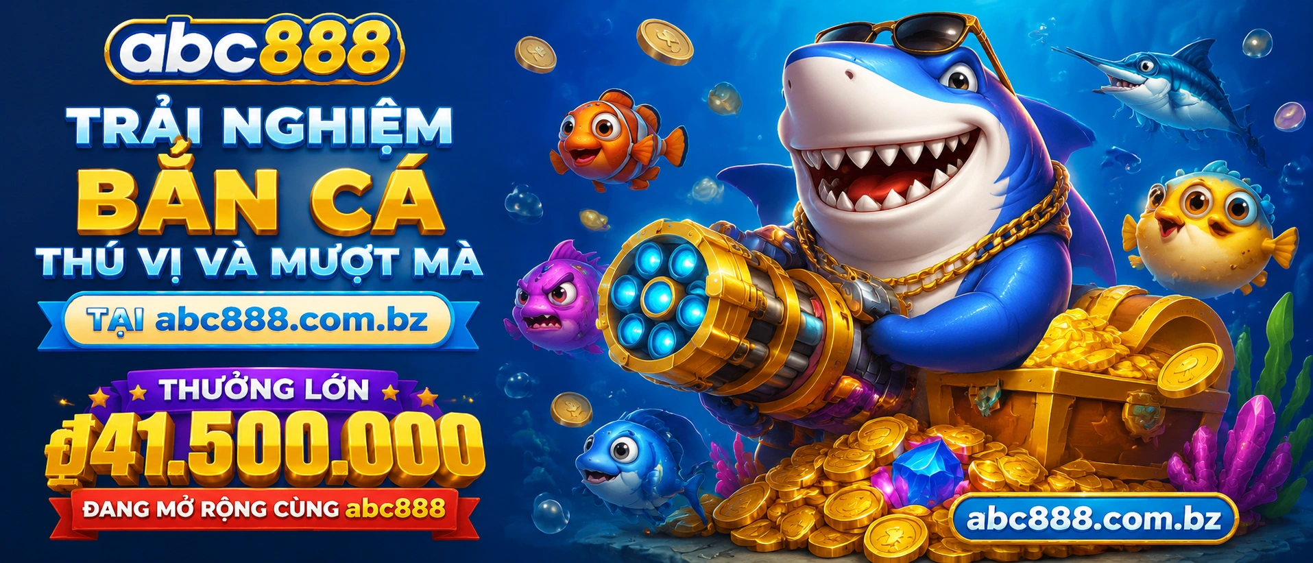 Bắn Cá Jackpot với giao diện sảnh nổi bật